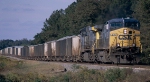 CSX AC44CW #270, with W081-07 company ballast train in tow, 